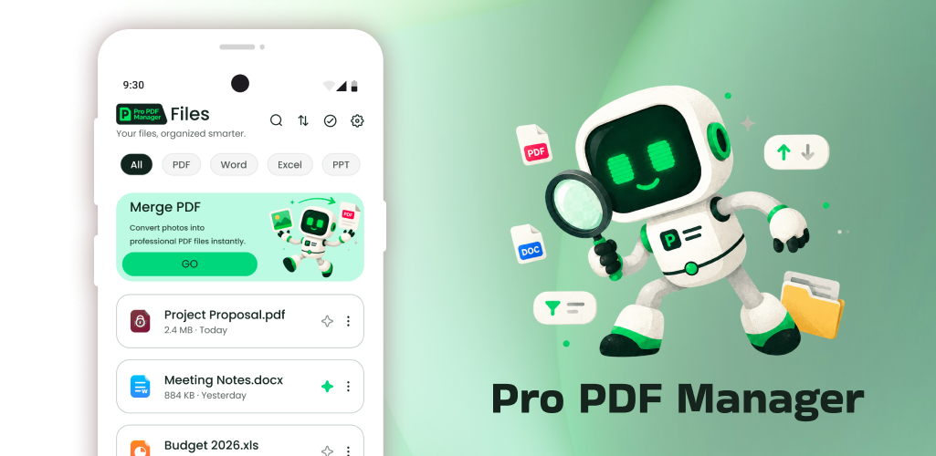 Pro PDF Manager App Banner
